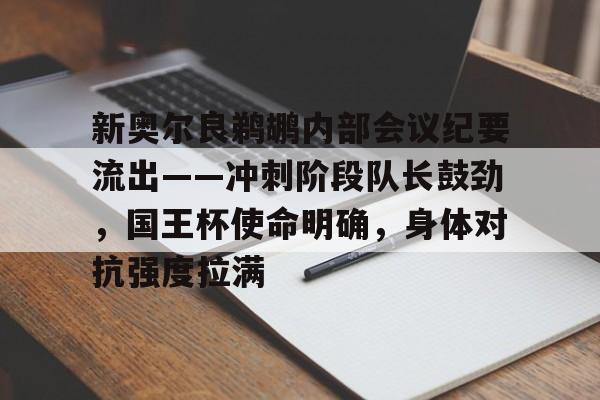 lol新英雄-新奥尔良鹈鹕内部会议纪要流出——冲刺阶段队长鼓劲,国王杯使命明确,身体对抗强度拉满的简单介绍